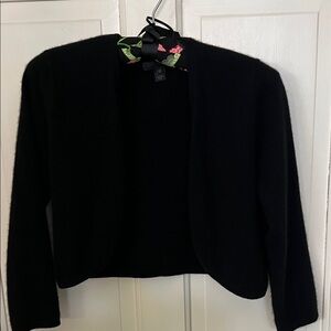 Cashmere Black Shrug